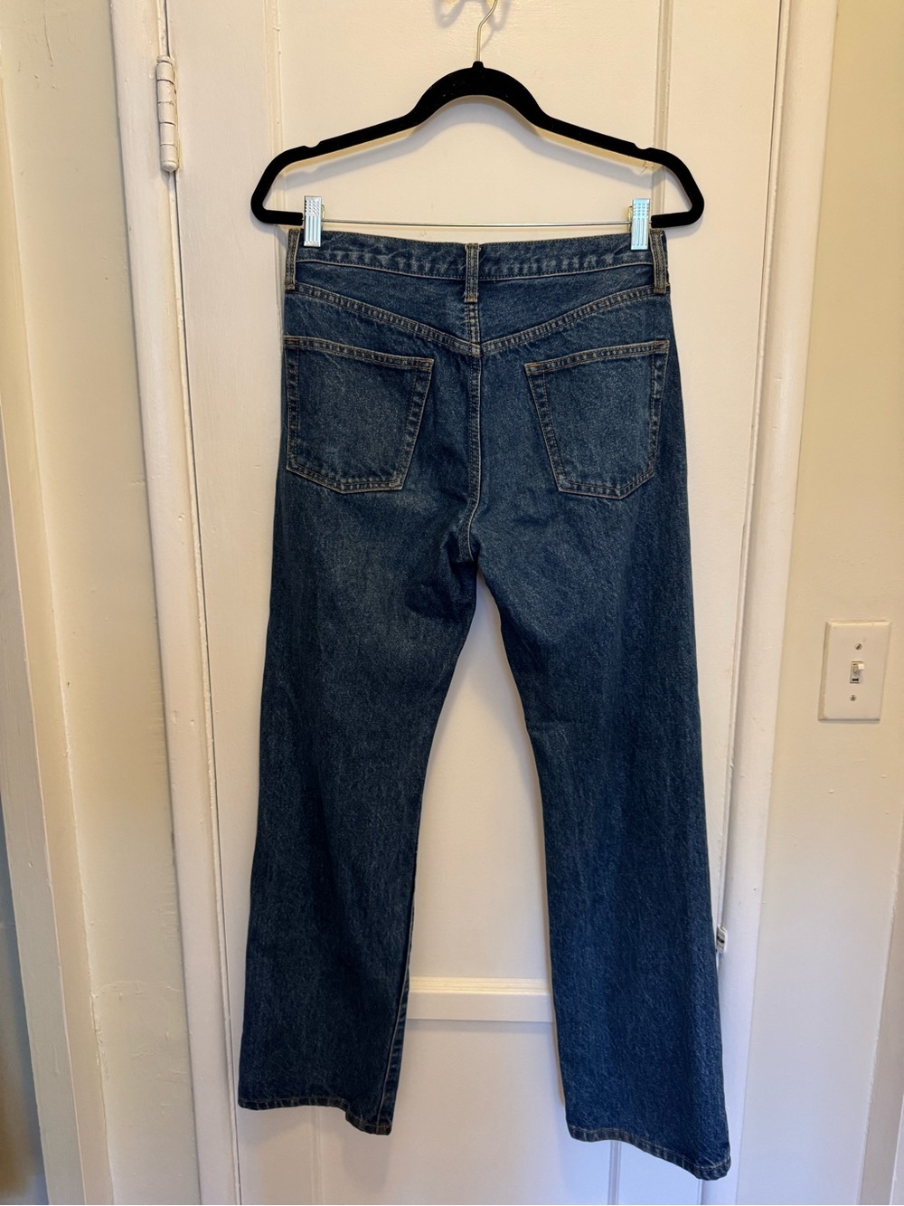 Vintage Blue Boyfriend Jeans - Mid Wash - Picture 5 of 5